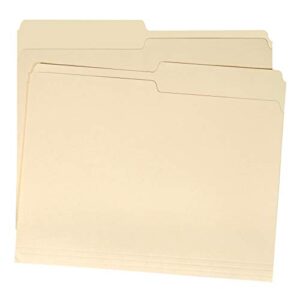 Amazon Basics File Folders - 1/2 Tab, Manila, Letter Size, 36-Pack