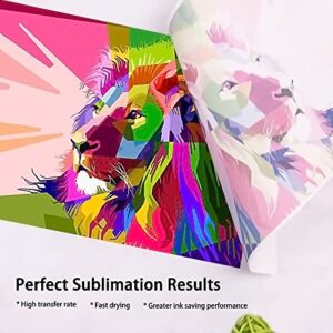 HTVRONT Sublimation Paper 8.5 x 11 inches - 150 Sheets Sublimation Paper Compatible with Inkjet Printer 120gsm