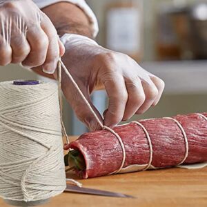 Regency Wraps Cotton Butchers Cooking Twine For Meat Trussing, Food Prep, Natural, 500 ft Cone (Pack of 1)