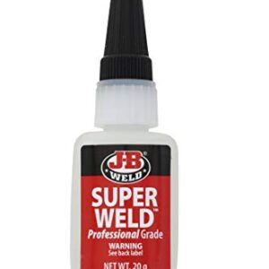 J-B Weld 33120H SuperWeld Glue - Clear Super Glue - 20g