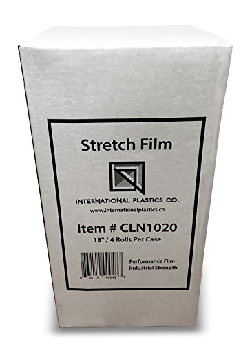 18" Stretch Film/Wrap 1200ft 500% Stretch Clear Cling Durable Adhering Packing Moving Packaging Heavy Duty Shrink Film Stretch Wrap(1 Pack, Clear)