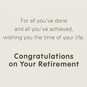 American Greetings Retirement Card (Time of Your Life)