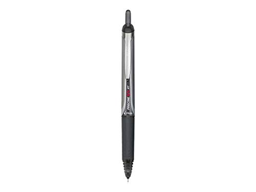 PILOT Precise V5 RT Refillable & Retractable Liquid Ink Rolling Ball Pens, Extra Fine Point (0.5mm) Black Ink, 3-Pack (26052)