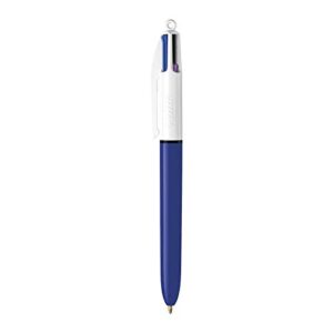 BIC Medium Point Ball Pen, 4 Colors, Assorted Ink, 1 per Pack