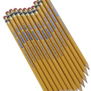 Write Dudes USA Gold Premium Cedar No. 2 Pre-Sharpened Pencils 12-Count (DDR56)