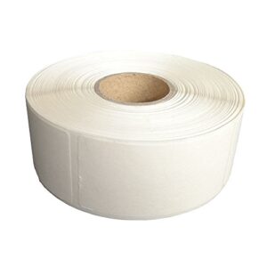 l liked blank white 1 x 2 inch dissolvable labels for food rotation prep roll of 500 (1 rolls)