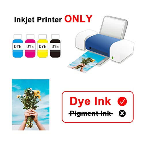 Koala Thin Inkjet Printer Paper for DIY Chip Bag and Print Brochure Flyer 8.5x11 Inches Glossy 100 Sheets 36Lb