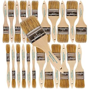 pro grade – chip paint brushes – 24 piece variety chip brush set