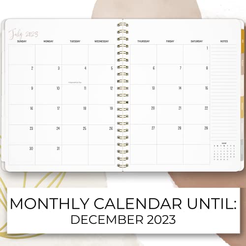Simplified 2023 Daily Planner - Beautiful 8.5" x 10.5" Abstract Planner Notebook With Weekly And Monthly Spreads for Easy Planning - Perfect To Organize All Your Tasks and Boost Productivity