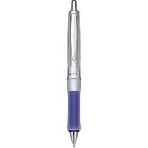pilot dr. grip center of gravity refillable & retractable ballpoint pen, medium point, navy grip, black ink, single pen (36181)