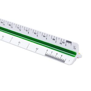 mr. pen architectural scale ruler, 12″ plastic architect scale