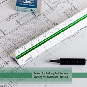 Mr. Pen Architectural Scale Ruler, 12" Plastic Architect Scale