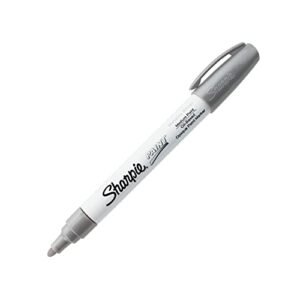 Sharpie 35560 Paint Marker, Oil Base, Medium Point, Silver