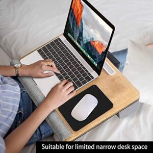 Audimi Small Mouse Pad 6 x 8 Inch, Mini Mouse Pad Thick for Laptop Wireless Mouse Home Office Travel, Portable & Washable (Black)