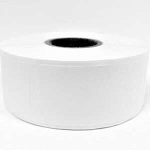 Dissolvable Food Storage Labels for Home and Restaurant - Blank White 1x2 inch 500 Labels Per Roll -Dissolves in Water in 30 Seconds No Adhesive Residue - Perfect for Glass, Metal, Plastic Containers