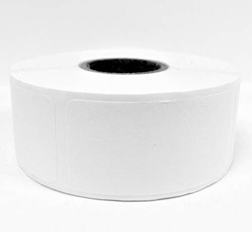 Dissolvable Food Storage Labels for Home and Restaurant - Blank White 1x2 inch 500 Labels Per Roll -Dissolves in Water in 30 Seconds No Adhesive Residue - Perfect for Glass, Metal, Plastic Containers