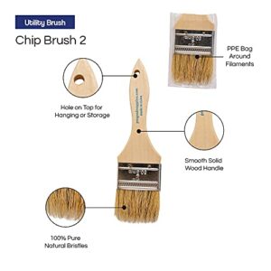 Pro Grade - Chip Paint Brushes - 96 Ea 2 Inch Chip Paint Brush