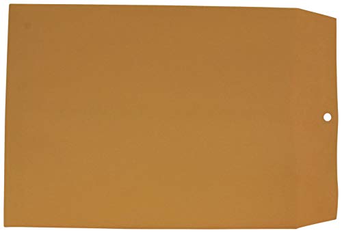 School Smart - 85046 Kraft Envelope with Clasp, 10 x 13 Inches, Pack of 100