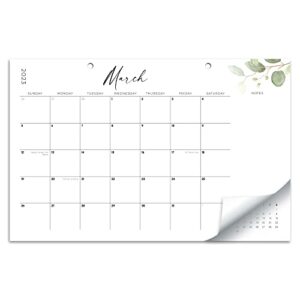 aesthetic 2023 greenery desk calendar – runs until december 2023 – 17″x11″ desktop/wall calendar for easy organizing in 2022/2023