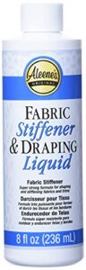 aleene’s 15588 fabric stiffener & draping liquid, 8 ounce