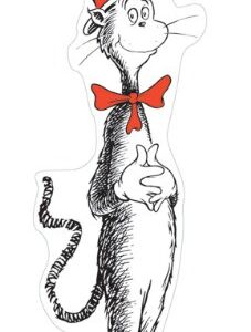 Eureka 847639 Dr. Seuss Cat in the Hat Large Party and Classroom Decoration Poster, 5 Feet Tall, 4pcs