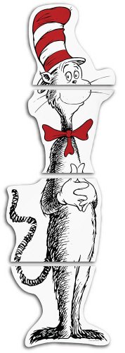 Eureka 847639 Dr. Seuss Cat in the Hat Large Party and Classroom Decoration Poster, 5 Feet Tall, 4pcs