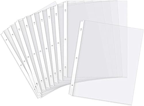 Sheet Protectors | 50 Pack Page Protectors - Sheet Protectors for 3 Ring Binder, 8.5” x 11”