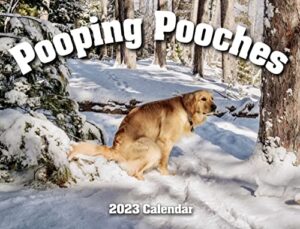 pooping pooches white elephant gag gift calendar