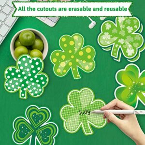 Shamrock Cutouts Clover for St. Patrick's Day Decoration 40 Pcs