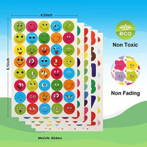 Small Stickers for Kids Toddlers – 5800 Pcs MoCeYa Assorted Stickers for Toddlers, 100 Bulk Sticker Sheets Reward School Stickers for Students, Back to School Supplies