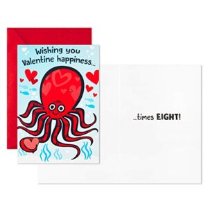 Hallmark Valentines Day Cards Kids Classroom Assortment, 8 Valentine's Day Cards with Envelopes (Sea Creatures)