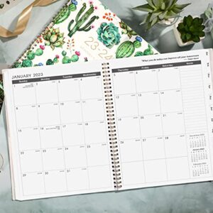 2023-2024 Monthly Calendar/Planner - Monthly Planner/Calendar 2023-2024, 9" x 11", Jan 2023 - Dec 2024, Planner 2023-2024 with Monthly Tabs, Twin-Wire Binding, Two-Side Pocket, Perfect Organizer.