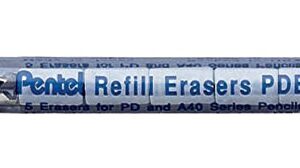 Pentel® Quicker Clicker™ Eraser Refills, Pack Of 15