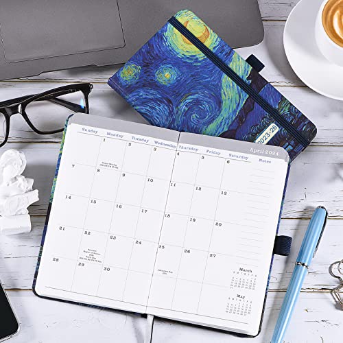 2023-2026 Pocket Planner/Calendar - Monthly Pocket Planner from July 2023 - June 2026(36 Months), 3.8" x 6.3", Monthly Planner with Pen Holder, Inner Pocket, Elastic Closure and 61 Notes Pages