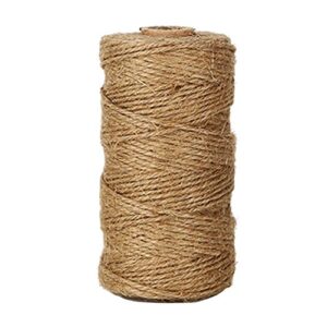 shintop 328 feet natural jute twine best industrial packing materials heavy duty natural jute twine for arts and crafts and gardening applications (328 feet twine)