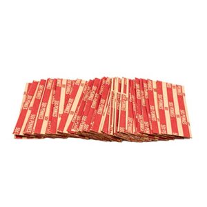 Penny Coin Wrappers, 100 Flat Striped Coin Wrappers