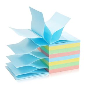 8 pads pop up sticky notes 3×3 refills pastel colors self-stick notes pads super adhesive sticky notes great value pack