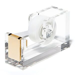 acrylic & gold tape dispenser by officegoods – a classic design to brighten up your desk and office
