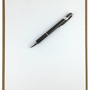 Trade Quest Letter Size Clipboard Low Profile Clip Hardboard (Pack of 24)