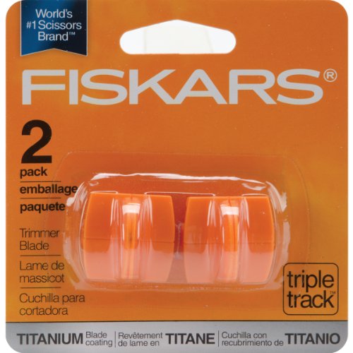 Fiskars 157400-1001 Titanium TripleTrack High Profile Cutting Replacement Blades , Orange