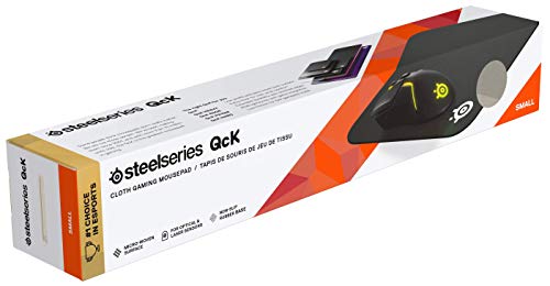 SteelSeries QcK Gaming Surface - Small Cloth - Mouse Pad of All Time - Optimized For Gaming Sensors