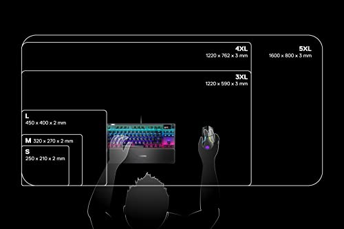 SteelSeries QcK Gaming Surface - Small Cloth - Mouse Pad of All Time - Optimized For Gaming Sensors