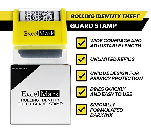 ExcelMark Rolling Identity Theft Stamp (Large)