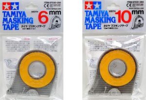tamiya 87030 masking tape 6mm & 87031 10mm value set