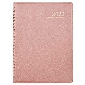 2023 appointment book – 2023 weekly appointment book & planner – 2023 daily hourly planner 8.4″ x 6.3″, mar 2023- dec 2023, 30-minute interval, soft leather cover, improving your time management skill
