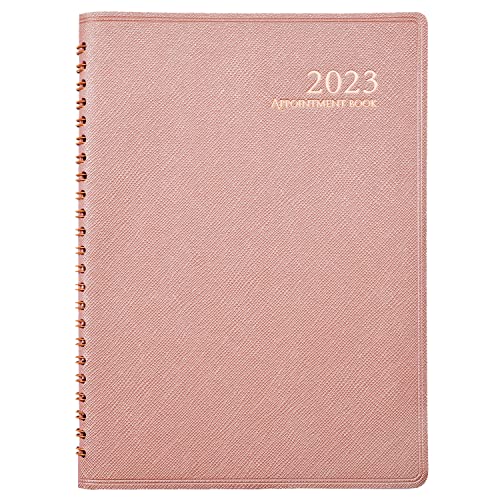 2023 Appointment Book - 2023 Weekly Appointment Book & Planner - 2023 Daily Hourly Planner 8.4" x 6.3", Mar 2023- Dec 2023, 30-Minute Interval, Soft Leather Cover, Improving Your Time Management Skill