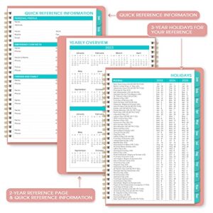 2023 Appointment Book - 2023 Weekly Appointment Book & Planner - 2023 Daily Hourly Planner 8.4" x 6.3", Mar 2023- Dec 2023, 30-Minute Interval, Soft Leather Cover, Improving Your Time Management Skill