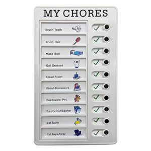 2 pieces chore chart for kids,portable chore chart memo plastic board – 4.7×7.9 inch detachable message board,daily to do list,rv checklist