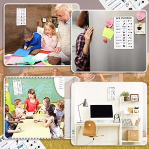 2 Pieces Chore Chart for Kids,Portable Chore Chart Memo Plastic Board - 4.7x7.9 Inch Detachable Message Board,Daily to Do List,RV Checklist