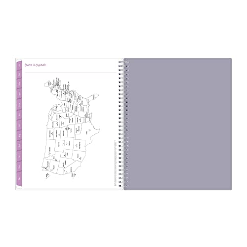 Blue Sky 2023 Weekly and Monthly Planner, January - December, 8.5" x 11", Clear Pocket Cover, Wirebound, Laila (142085)